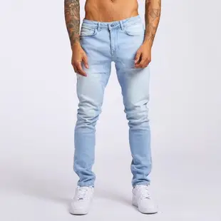Men Wide Leg Distressed Jeans American Design High Street Washed — feature 6