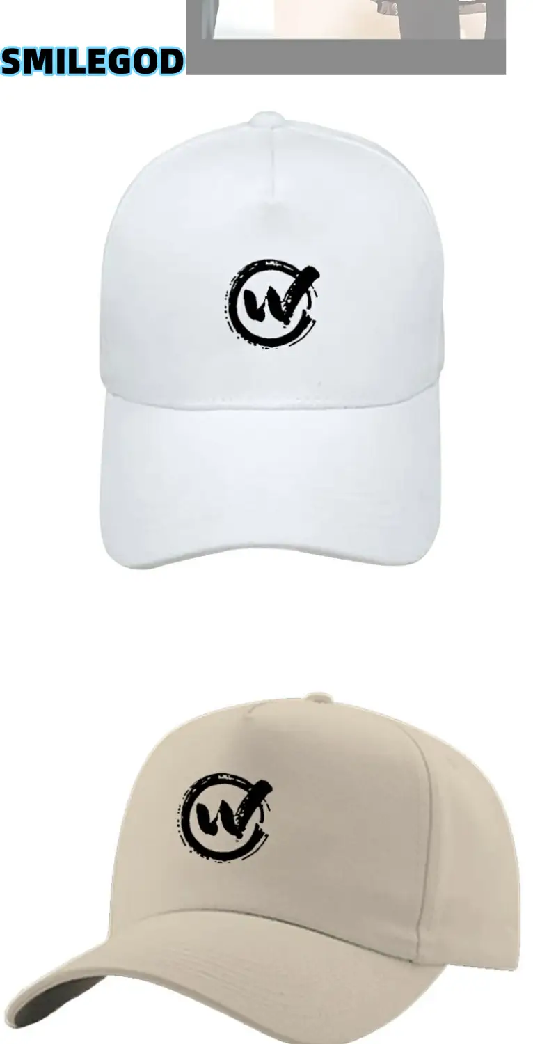 White Logo Baseball Cap Unisex with Crown Design — feature 3