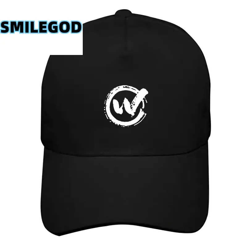 White Logo Baseball Cap Unisex with Crown Design - Image 3