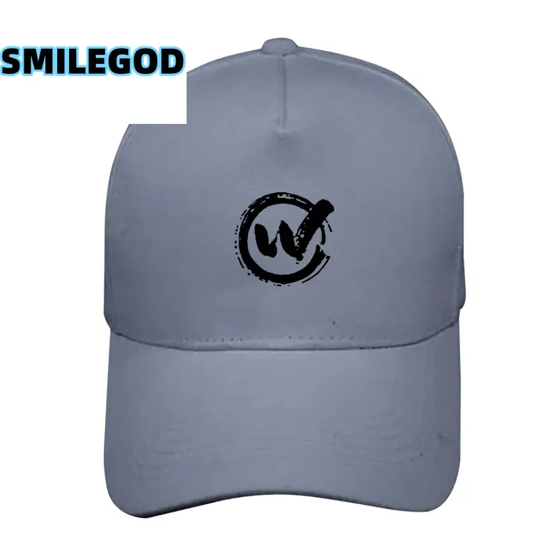 White Logo Baseball Cap Unisex with Crown Design - Image 4