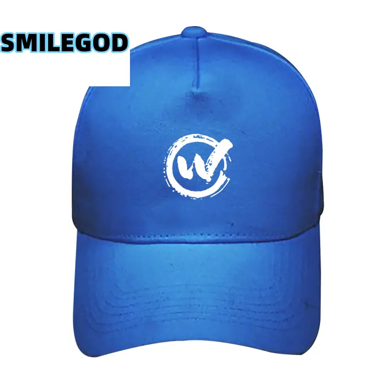 White Logo Baseball Cap Unisex with Crown Design - Image 6