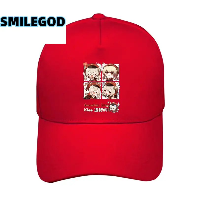 Genshin Impact Klee Cap Red Diamond Embroidered - Image 9