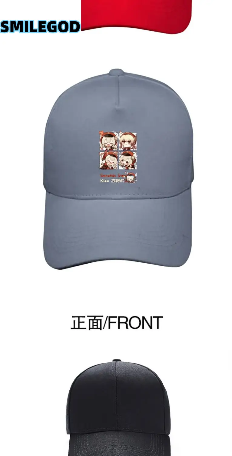 Genshin Impact Klee Cap Red Diamond Embroidered — feature 5