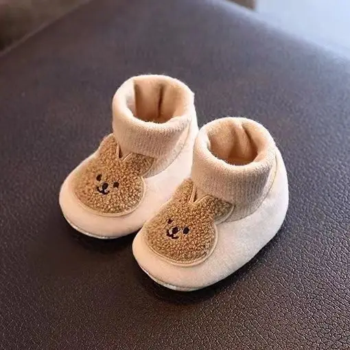 Baby Velvet Sneakers for Boys Girls 0-1 Years
