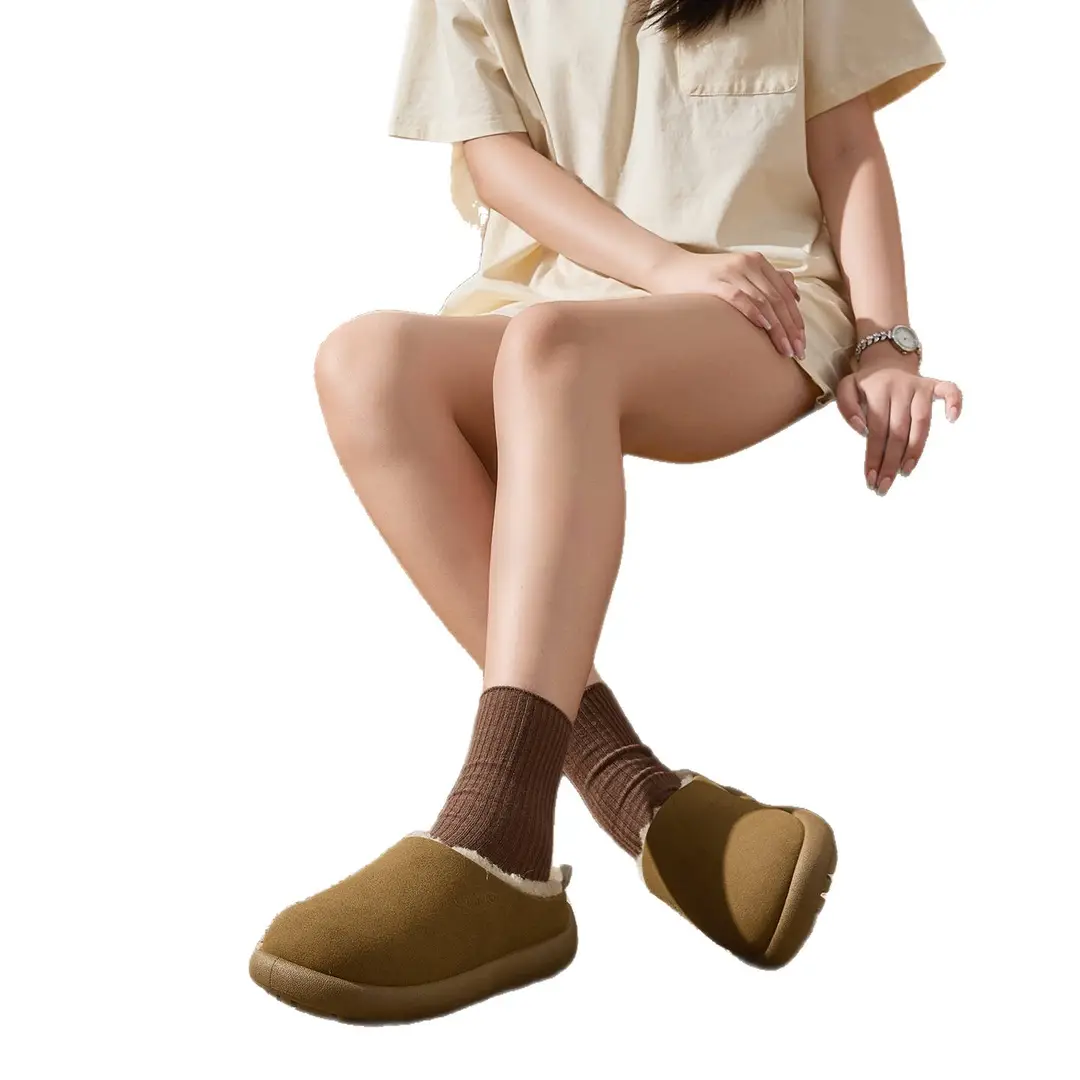 Wholesale Cotton Shoes for Women, New Autumn and Winter Models, Fleece-Lined, Warm, Eva Thick-Soled, Suitable for Indoor and Outdoor Wear - Image 8
