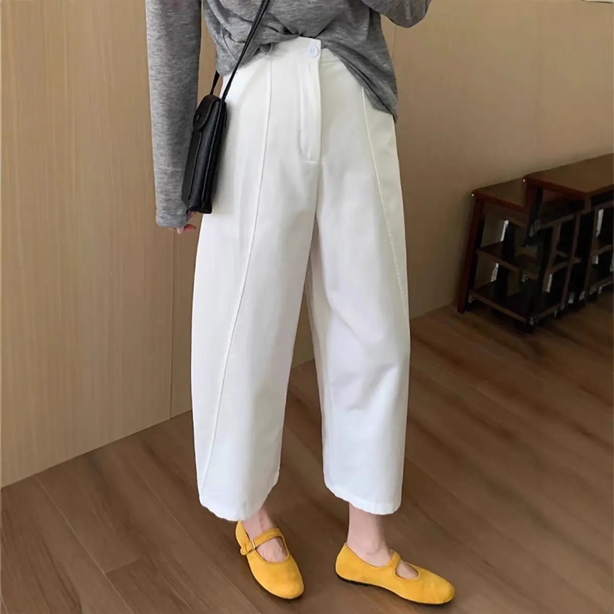 Dark Blue Harem Jeans Plus Size Pear Shaped Figure
