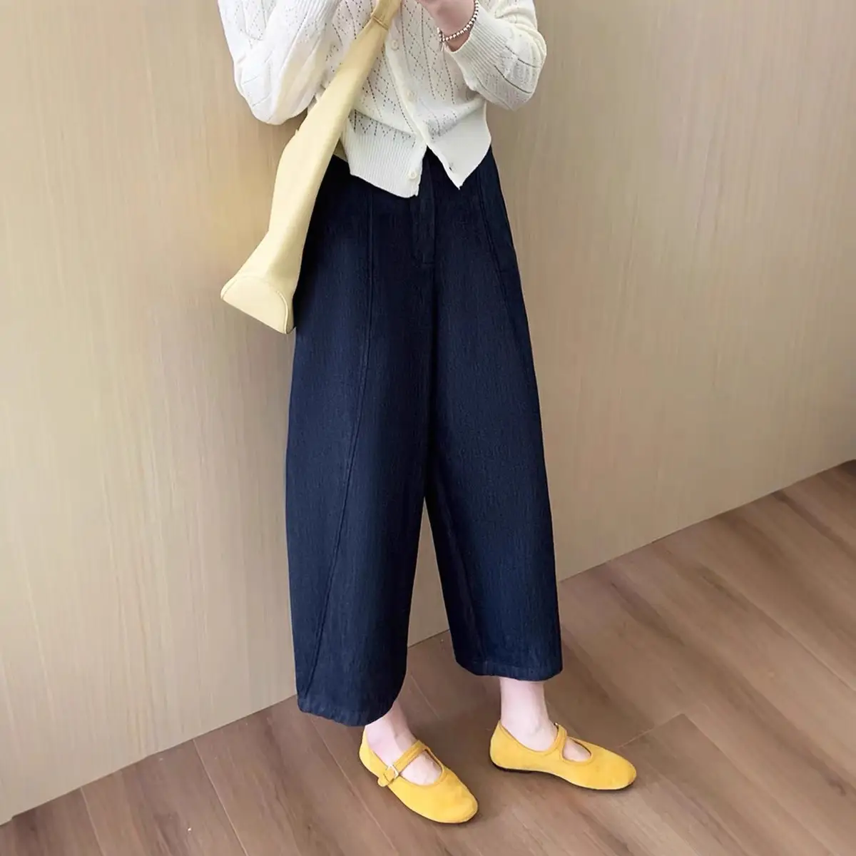 Dark Blue Harem Jeans Plus Size Pear Shaped Figure