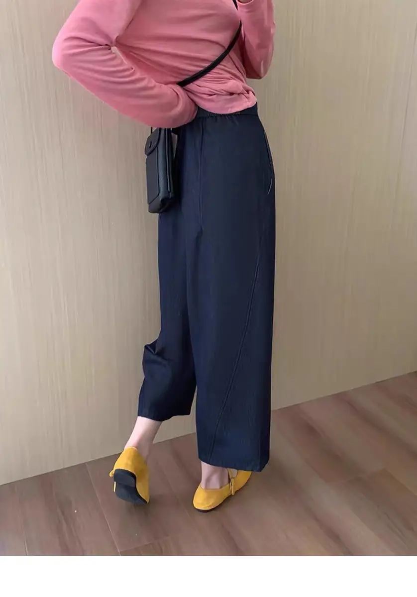 Dark Blue Harem Jeans Plus Size Pear Shaped Figure — feature 11