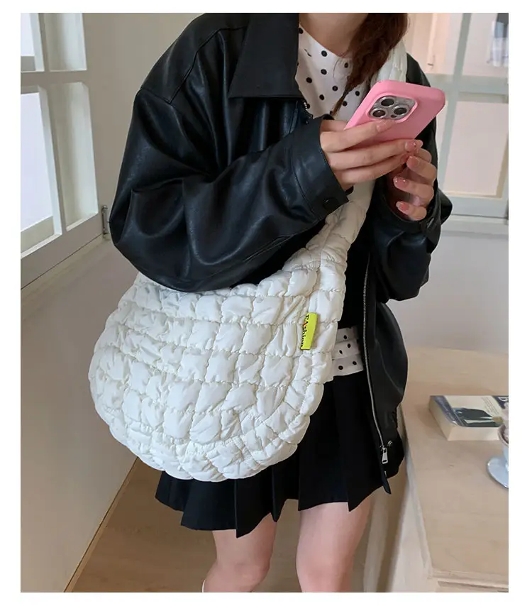 2025 New Pleated White Underarm Bag for Women — feature 12