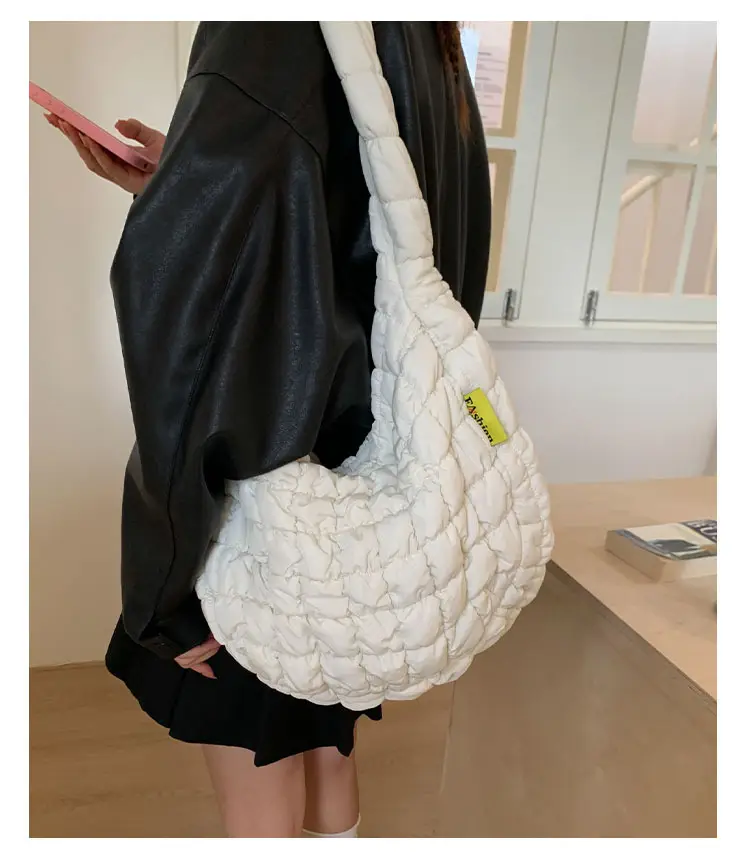 2025 New Pleated White Underarm Bag for Women — feature 14