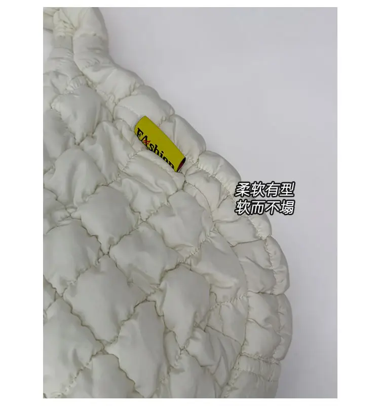 2025 New Pleated White Underarm Bag for Women — feature 8