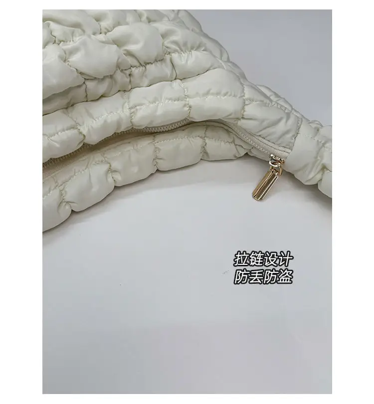 2025 New Pleated White Underarm Bag for Women — feature 9