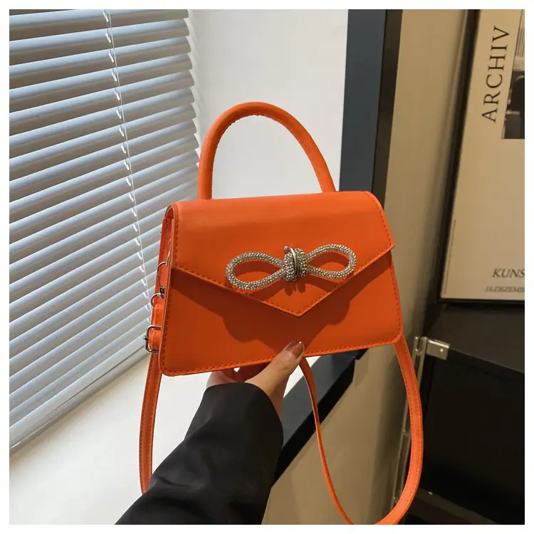 Green Bow Stitching Women's Shoulder Bag — feature 11