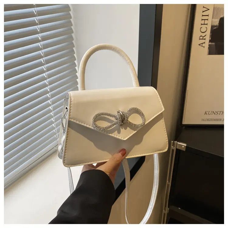 Green Bow Stitching Women's Shoulder Bag — feature 12
