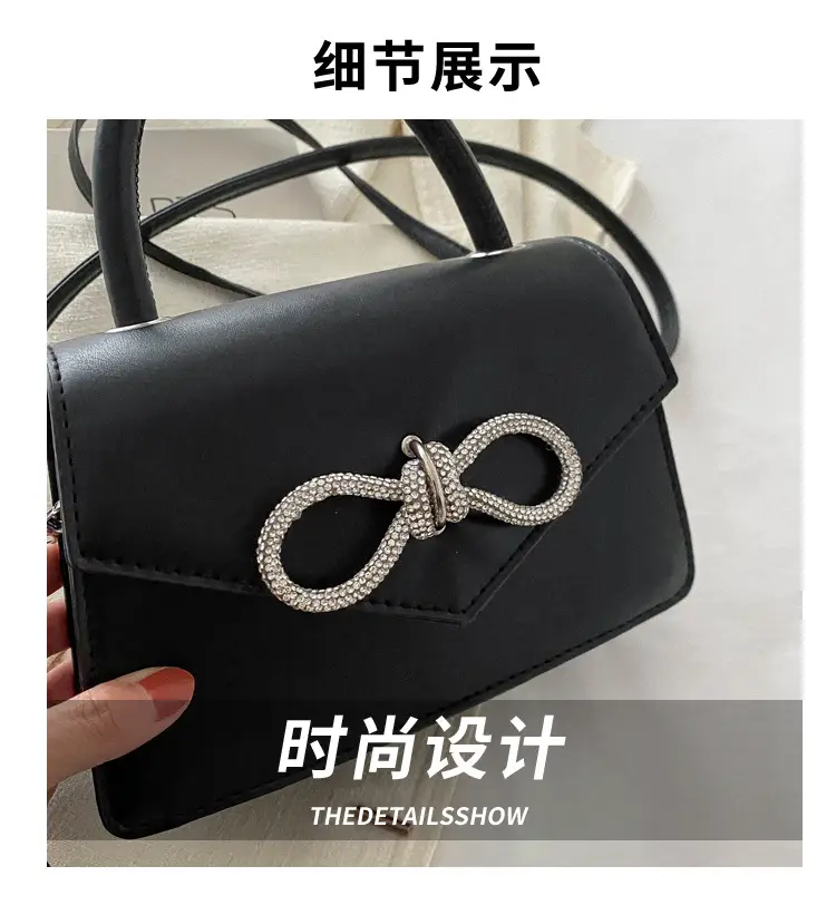Green Bow Stitching Women's Shoulder Bag — feature 4