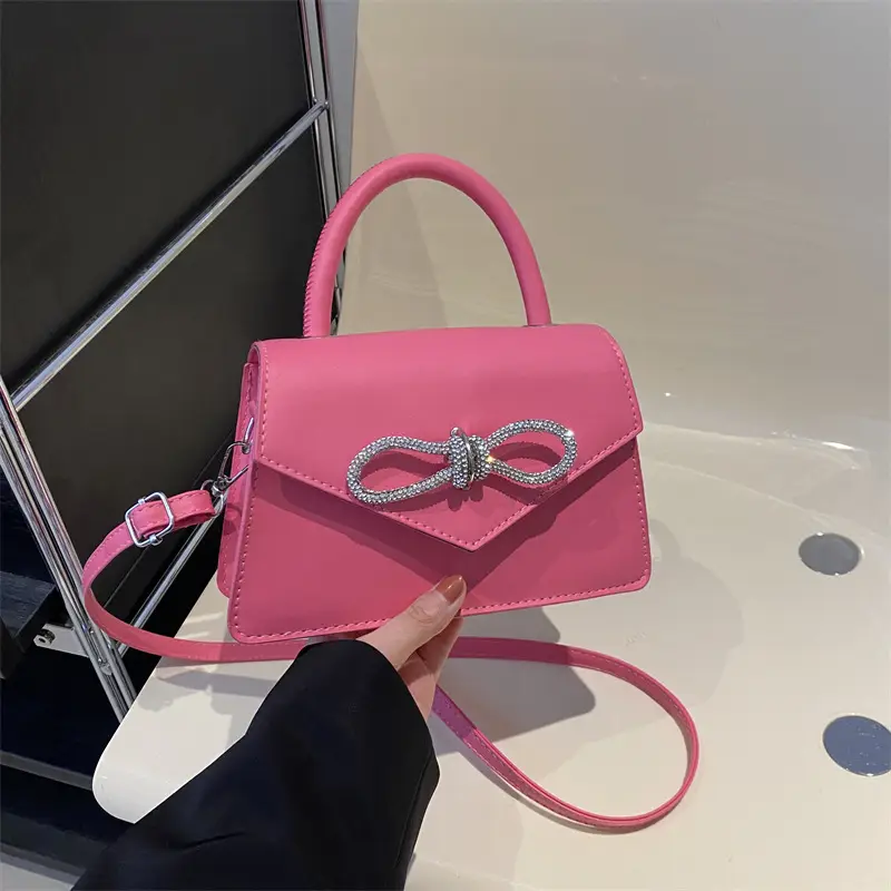 Green Bow Stitching Women's Shoulder Bag - Image 3