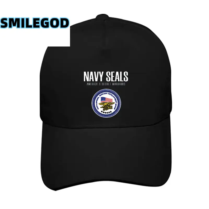 U.S. Navy Seals Baseball Cap Black USA Seal Logo