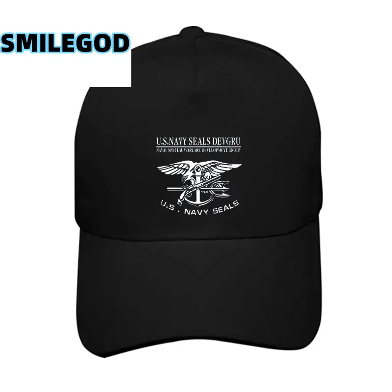 U.S. Navy Seals Baseball Cap Black USA Seal Logo