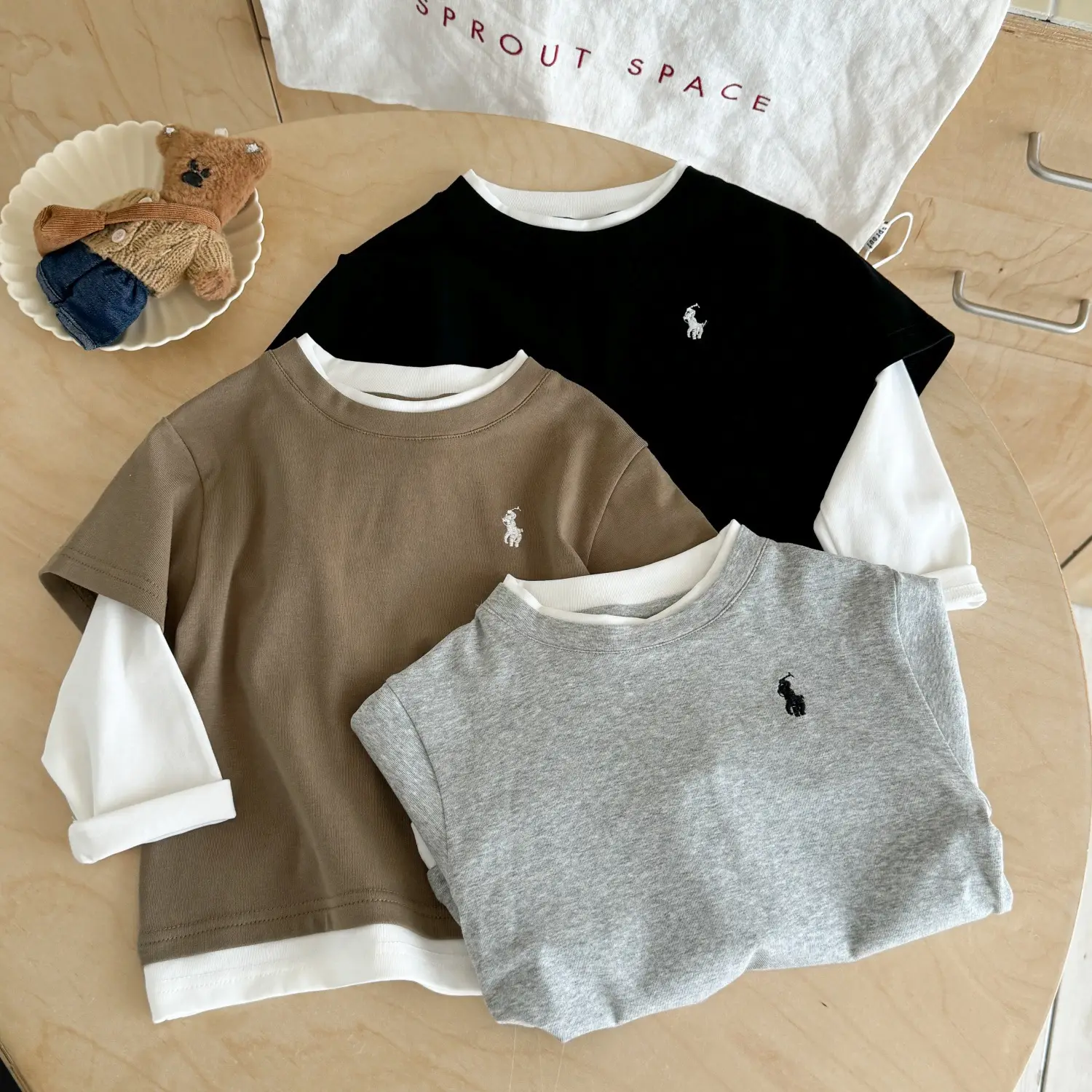 Children's Embroidered T-Shirt 2026 Autumn Loose Fit — feature 11