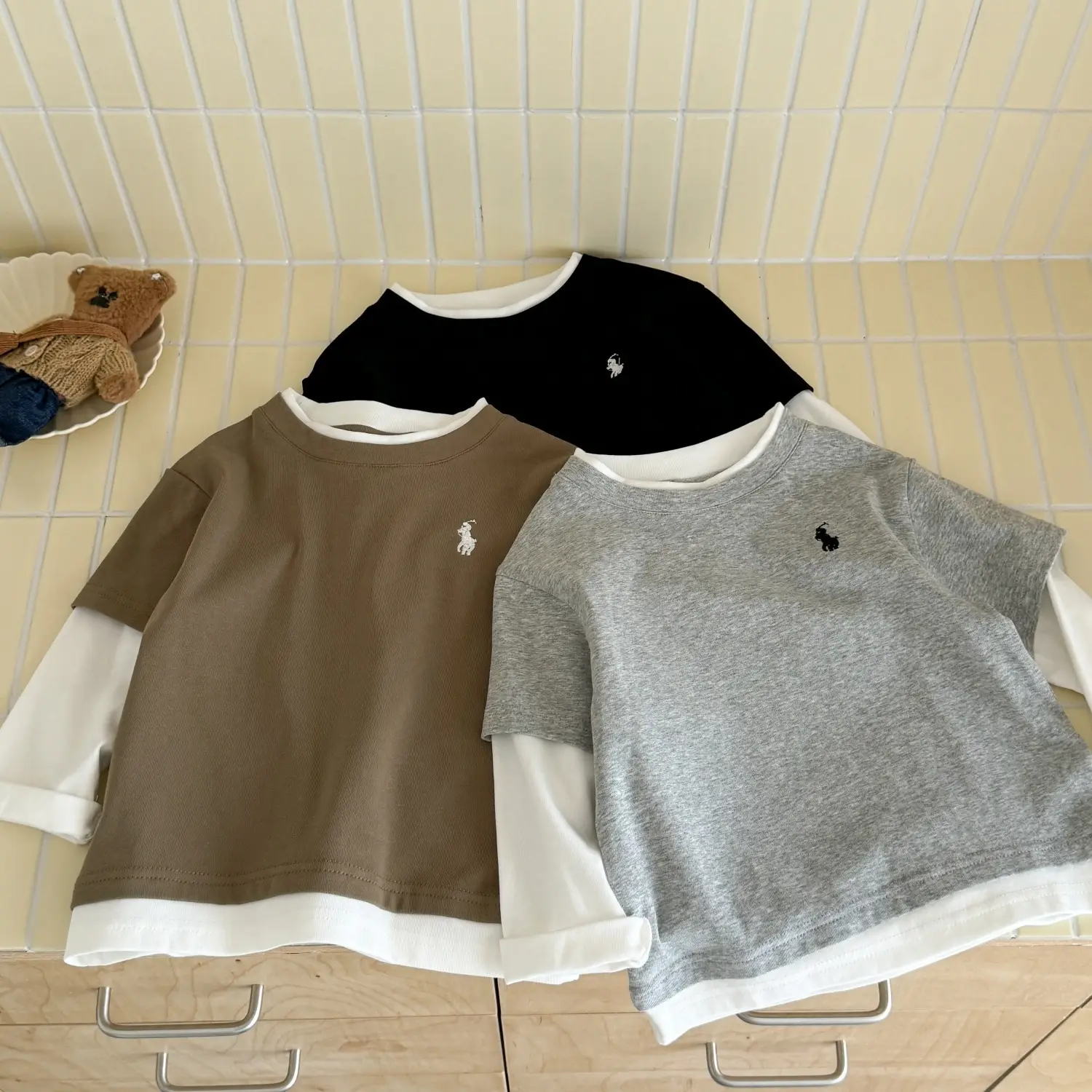 Children's Embroidered T-Shirt 2026 Autumn Loose Fit — feature 9