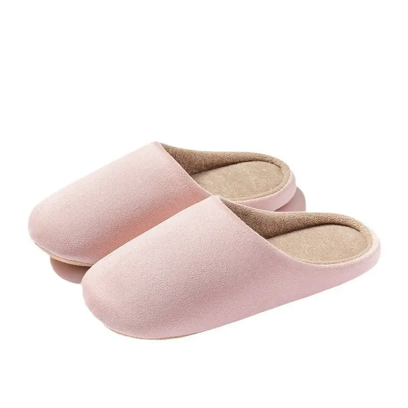 Cixi Cotton Slippers for Women in Autumn and Winter for Couples at Home Indoor Confinement Warm Non-Slip Plush Home Cotton Slippers for Men