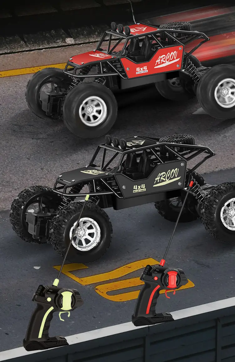Cross-Border Oversized Remote Control Drift Off-Road Racing Toy Four-Wheel Drive Climbing Bigfoot High-Speed Charging Racing Car — feature 9