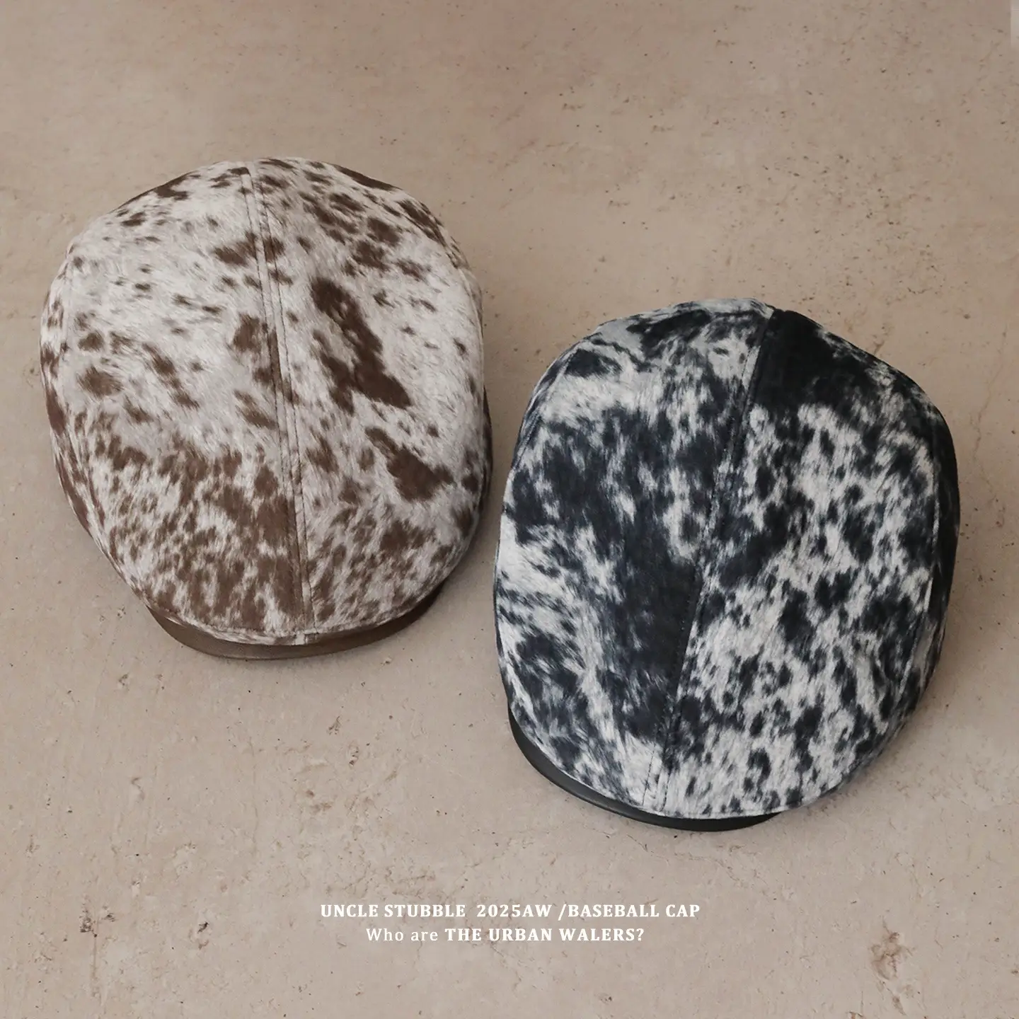 Korean Leopard Print Wool Cap for Girls