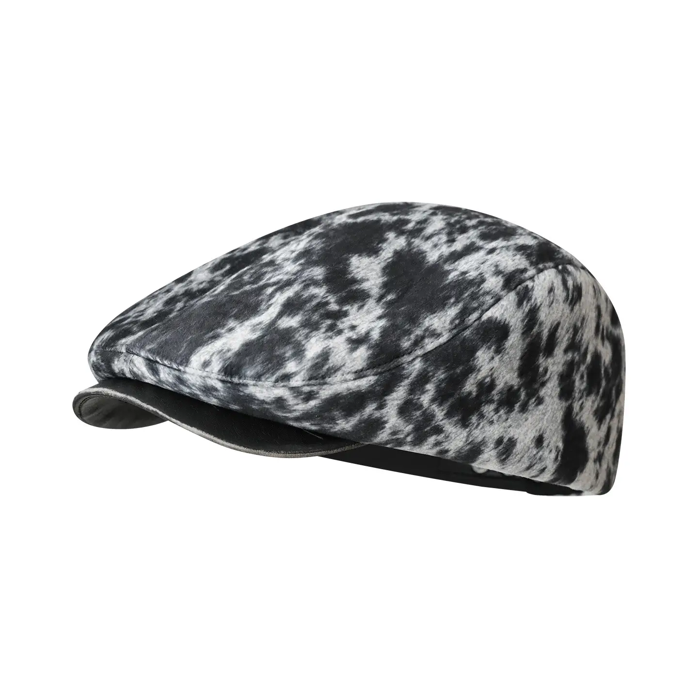 Korean Leopard Print Wool Cap for Girls