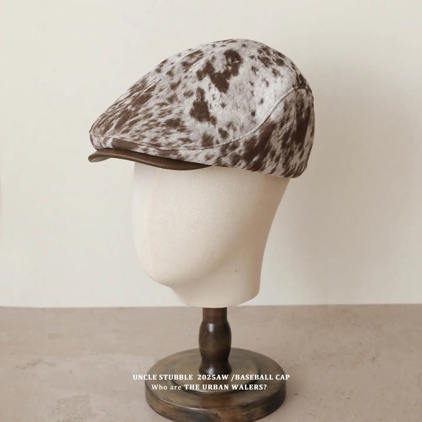 Korean Leopard Print Wool Cap for Girls — feature 7