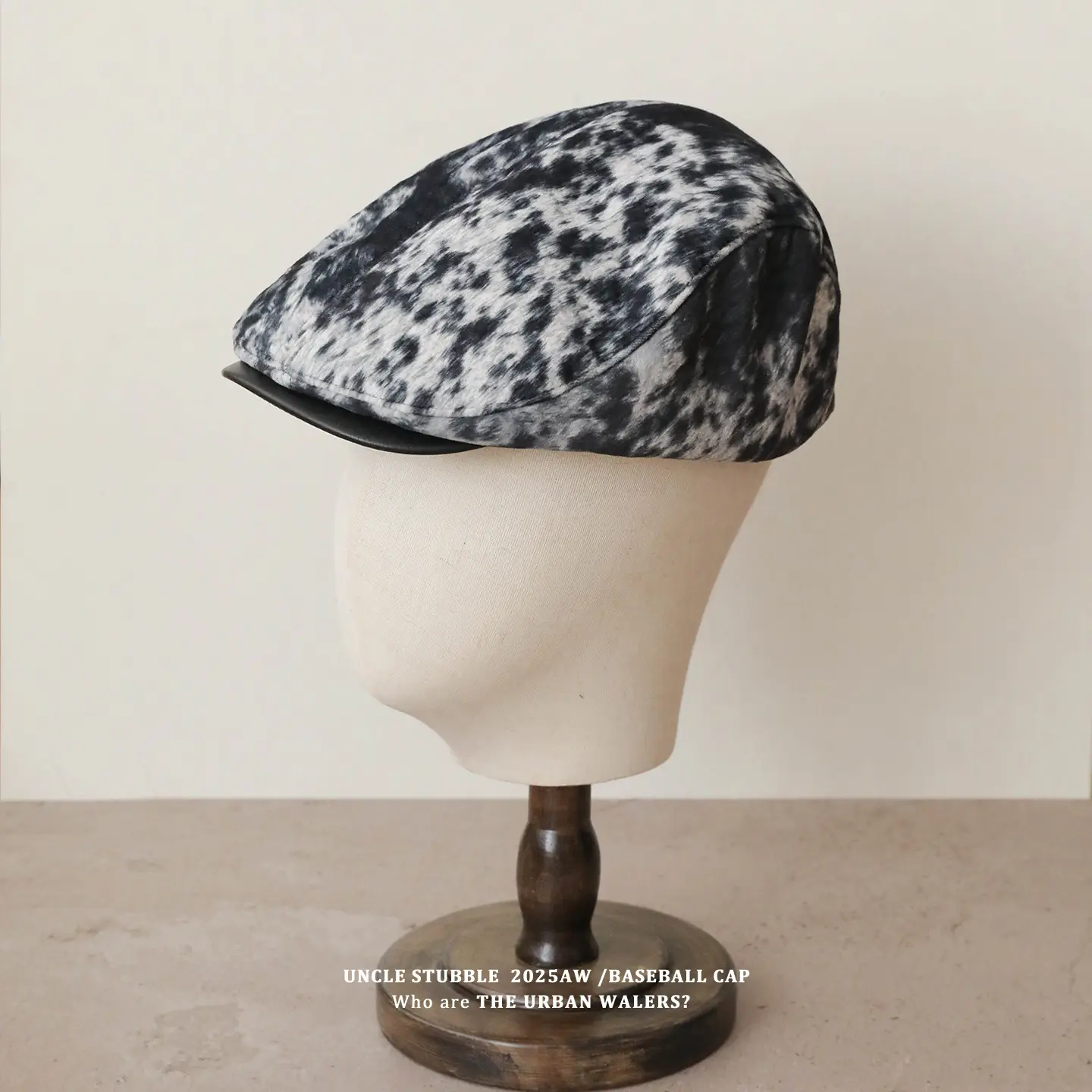 Korean Leopard Print Wool Cap for Girls