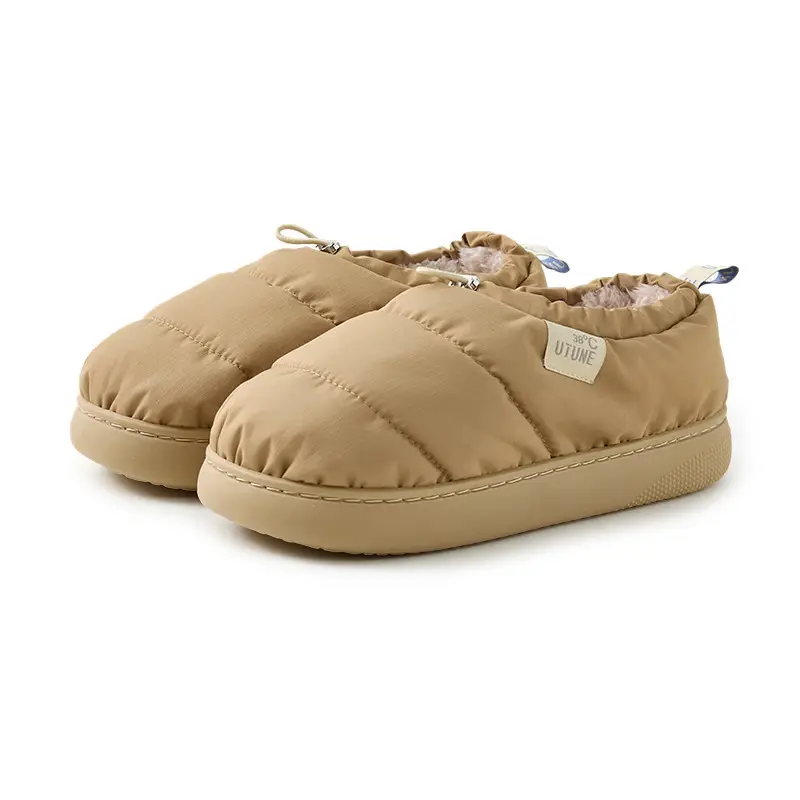Premium Cotton Shoes for Women, New Autumn/Winter Loafers, Warm Home Cotton Slippers for Men, Outdoor Wear, Non-Slip, Waterproof - Image 9
