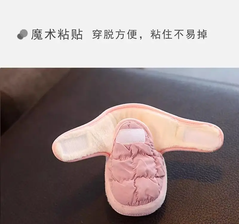 Baby Shoes for Girls Boys Fleece Lined Warm Soft Soles 6-12M — feature 3