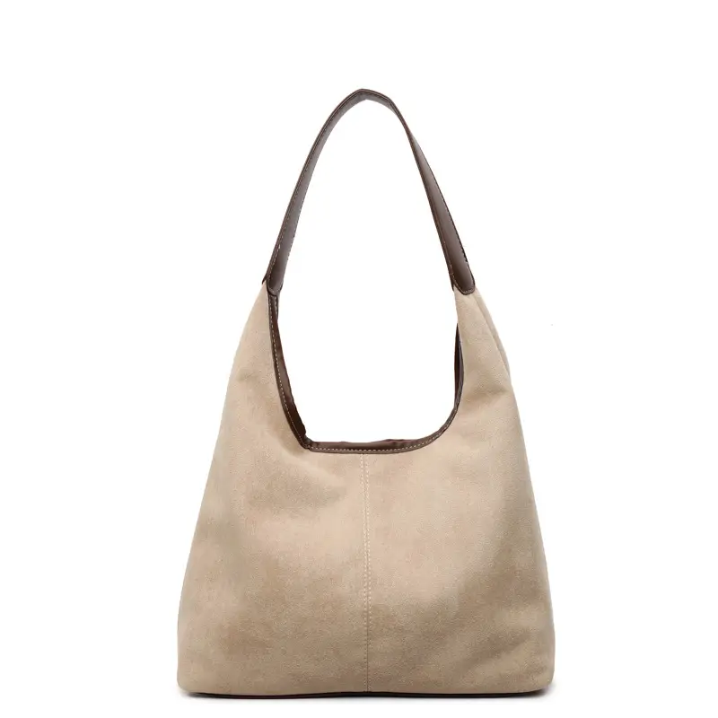 2026 Women's Maillard Suede Shoulder Bag Large Capacity - Image 2