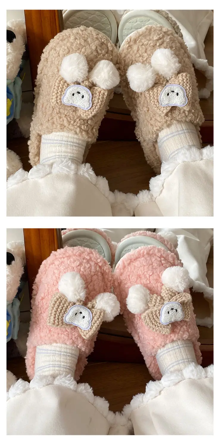 Soft Bear Cartoon Flats for Women 2025 Winter — feature 12