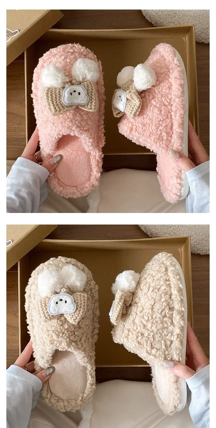 Soft Bear Cartoon Flats for Women 2025 Winter — feature 18