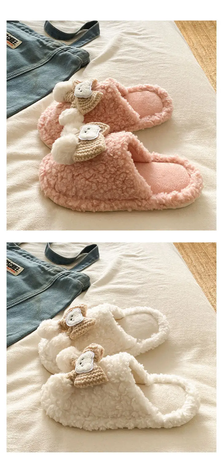 Soft Bear Cartoon Flats for Women 2025 Winter — feature 19