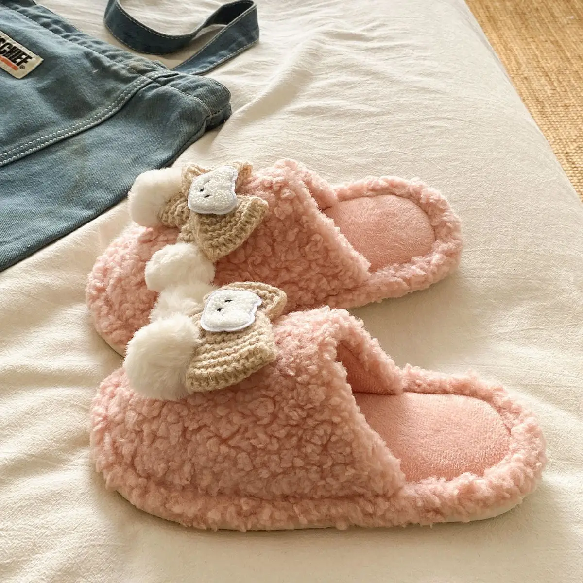 Soft Bear Cartoon Flats for Women 2025 Winter — feature 20