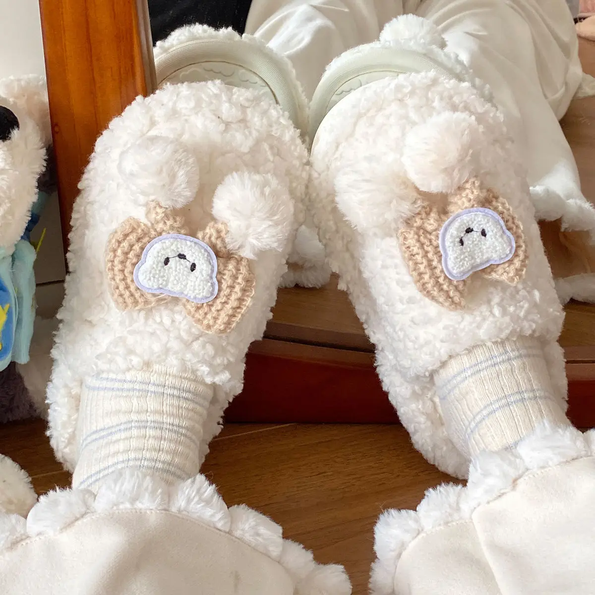 Soft Bear Cartoon Flats for Women 2025 Winter — feature 26