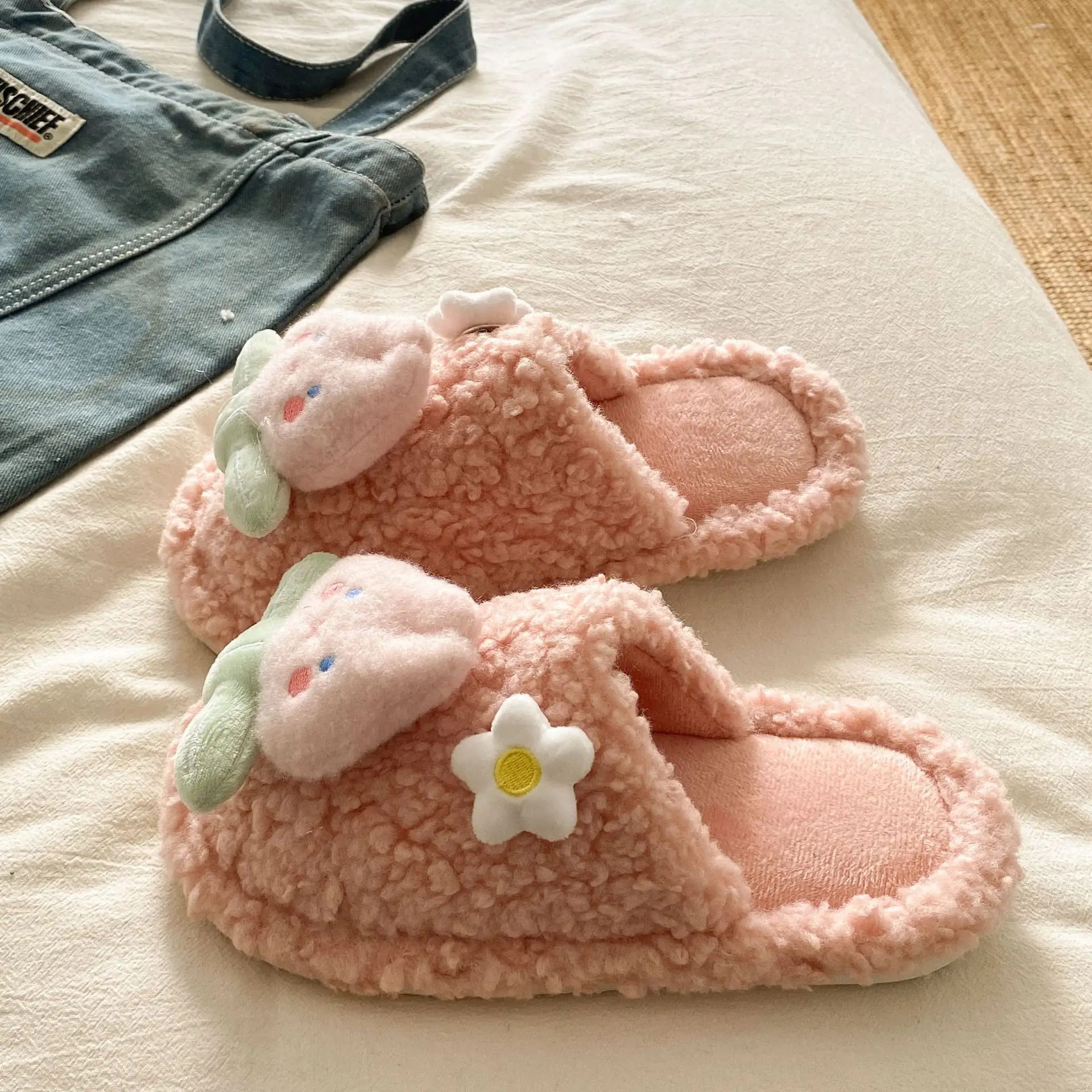 Warm Cotton Slipper for Women, Soft & Non-Slip - Image 7