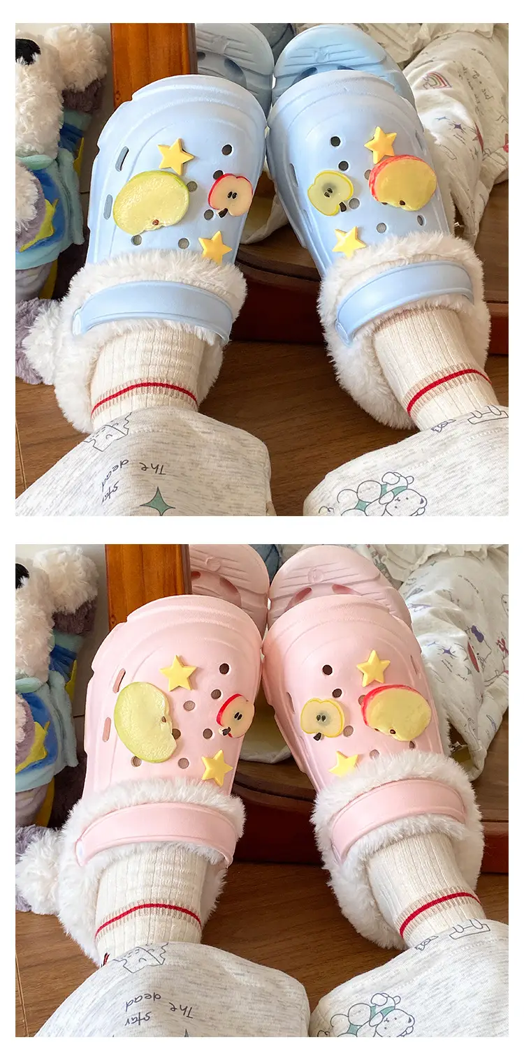 Winter Detachable Cotton Slippers for Women with Furry Toe — feature 10