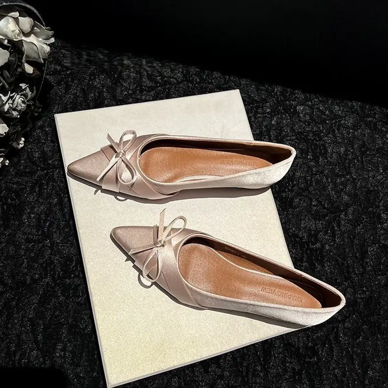 French Style Bow Flat Shoes for Women 2025 — feature 4