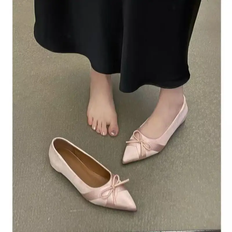 French Style Bow Flat Shoes for Women 2025 - Image 2