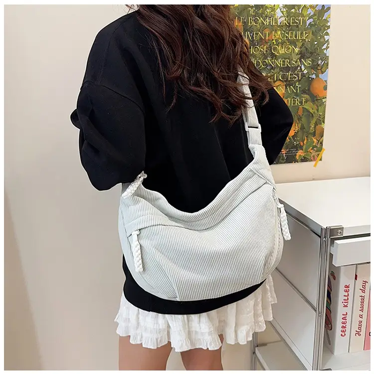 White Velvet Crossbody Bag for Women 2025 — feature 14