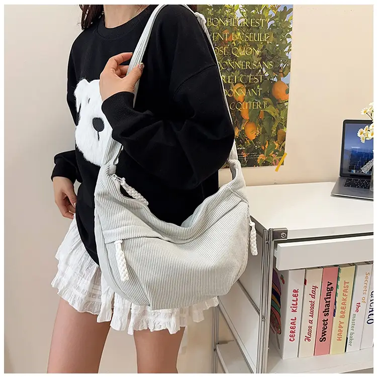 White Velvet Crossbody Bag for Women 2025 — feature 16