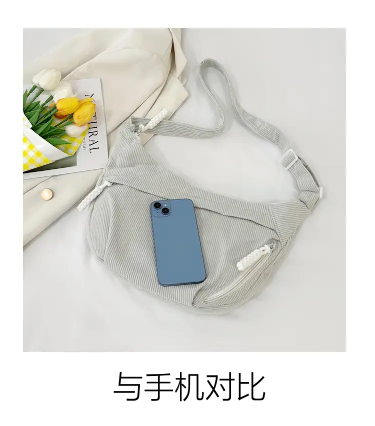 White Velvet Crossbody Bag for Women 2025 — feature 6