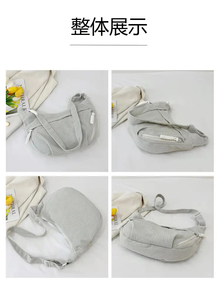 White Velvet Crossbody Bag for Women 2025 — feature 7
