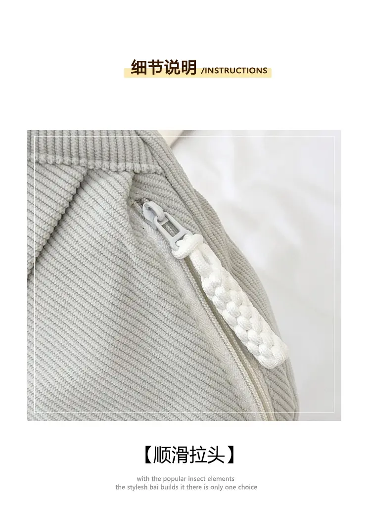 White Velvet Crossbody Bag for Women 2025 — feature 9