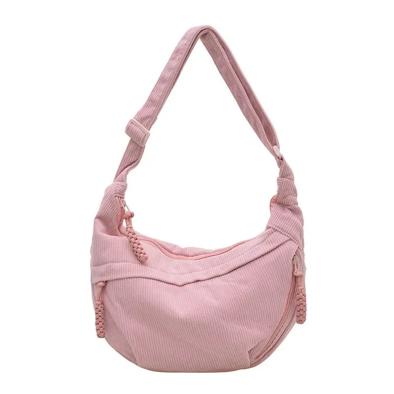 White Velvet Crossbody Bag for Women 2025 - Image 4