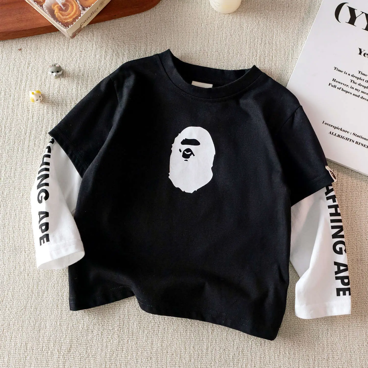 Bojack Low Key Tee Boys Black White 2025 - Image 2