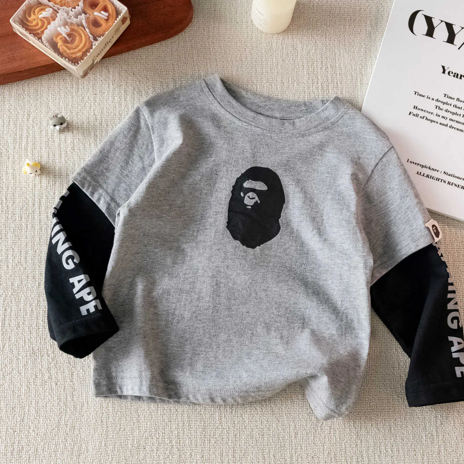 Bojack Low Key Tee Boys Black White 2025 - Image 3